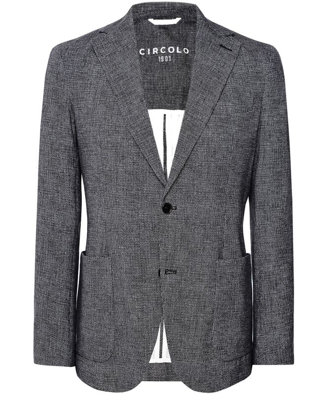 Circolo 1901 Slim Fit Basketweave Jacket