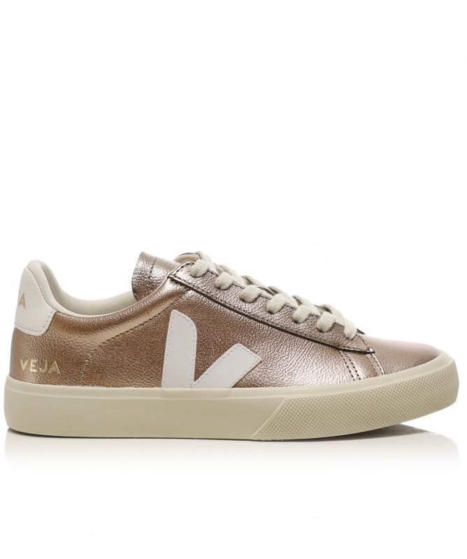 VEJA Womens ChromeFree Leather Campo Trainers