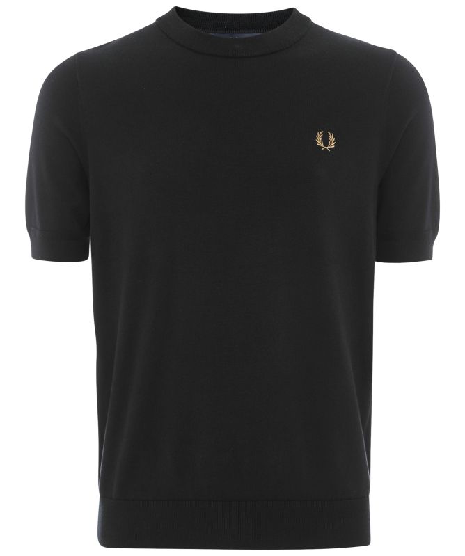 Fred Perry Long Staple Cotton Knitted T-Shirt