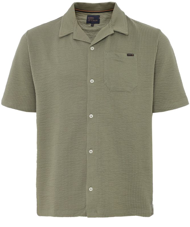 Signal Textured Camp Collar Polo