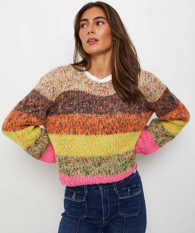 Dawn X Dare Mohair Gigi Rainbow Jumper