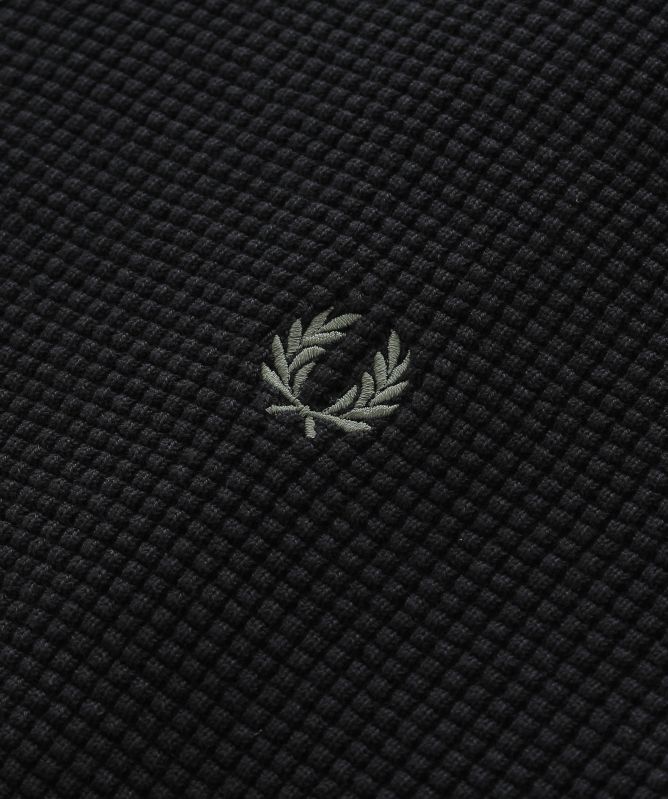 Fred Perry Waffle Stitch Half Zip Jumper