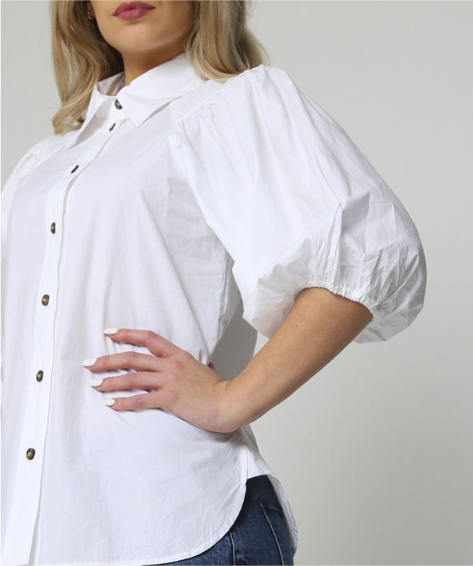 GANNI Cotton Poplin Shirt