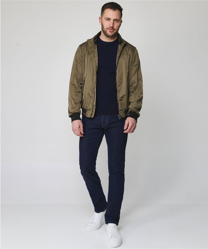 Geox Water-Repellent Tevere Bomber Jacket