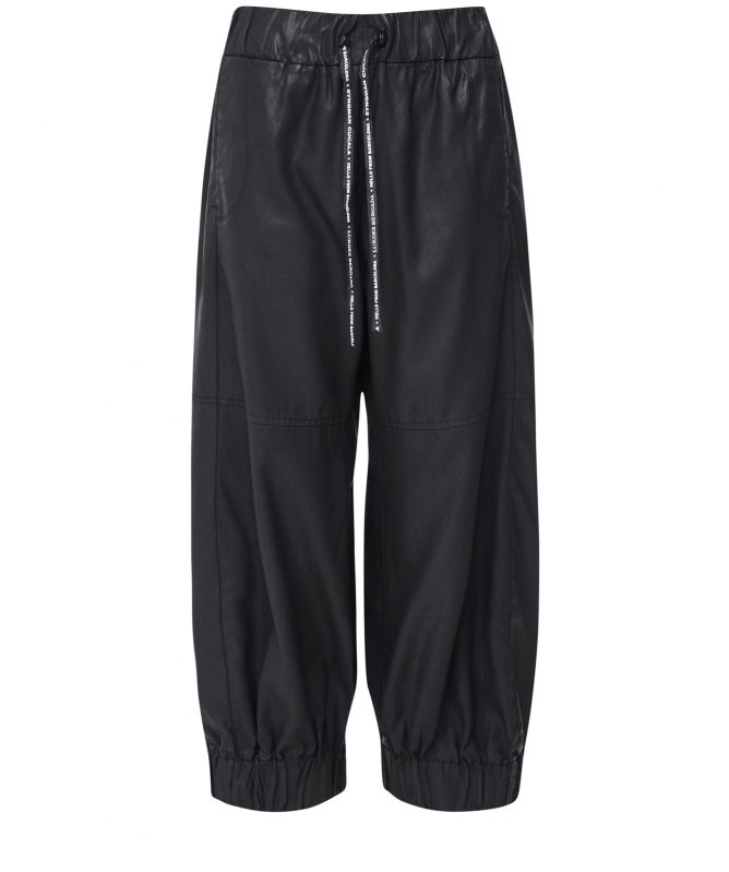 Lurdes Bergada Coated Cropped Trousers