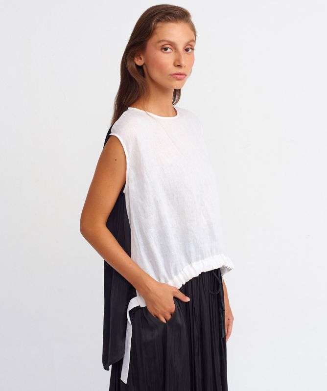 NU London Hemp Drawstring Top