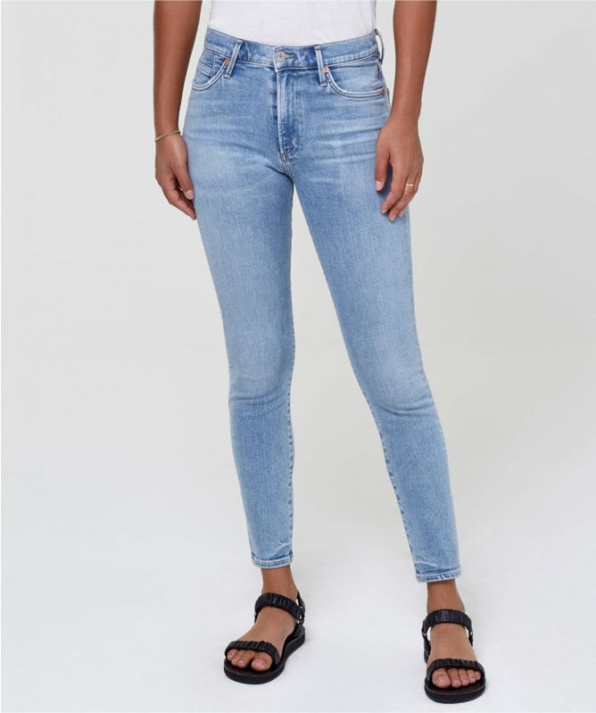 Citizens Of Humanity Rocket Mid Rise Skinny Grey Sonder Jeans