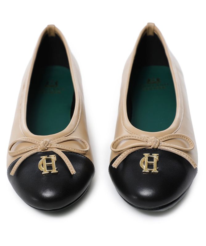 Holland Cooper Leather Ballet Shoes