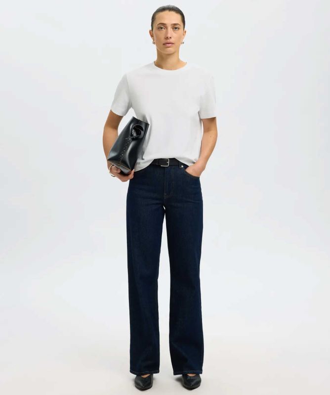 Selected Boxy Short-Sleeve T-Shirt