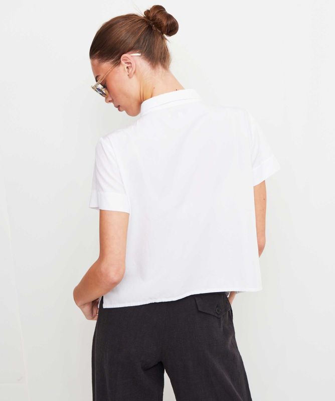 Lurdes Bergada Short Sleeved Stitch Shirt
