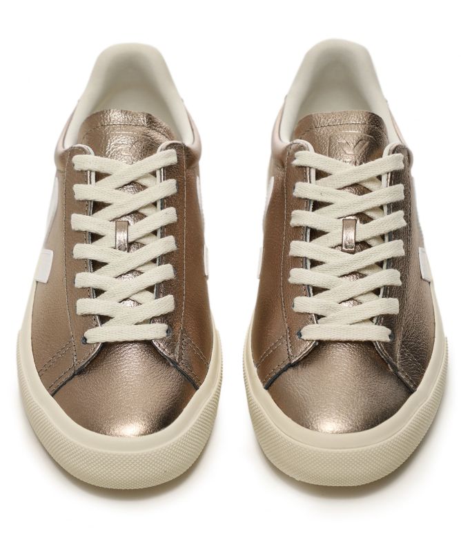 VEJA Womens ChromeFree Leather Campo Trainers