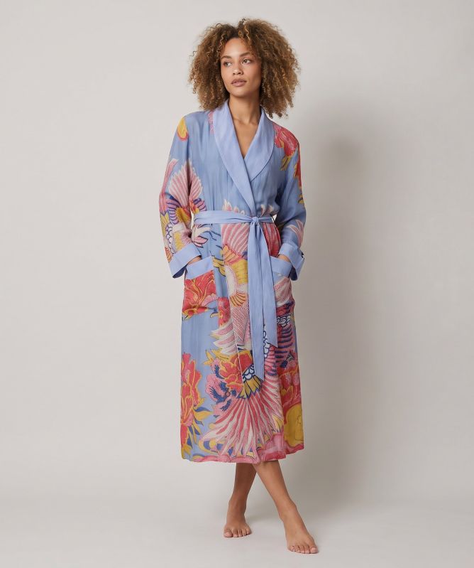 One Hundred Stars Crane Print Gown
