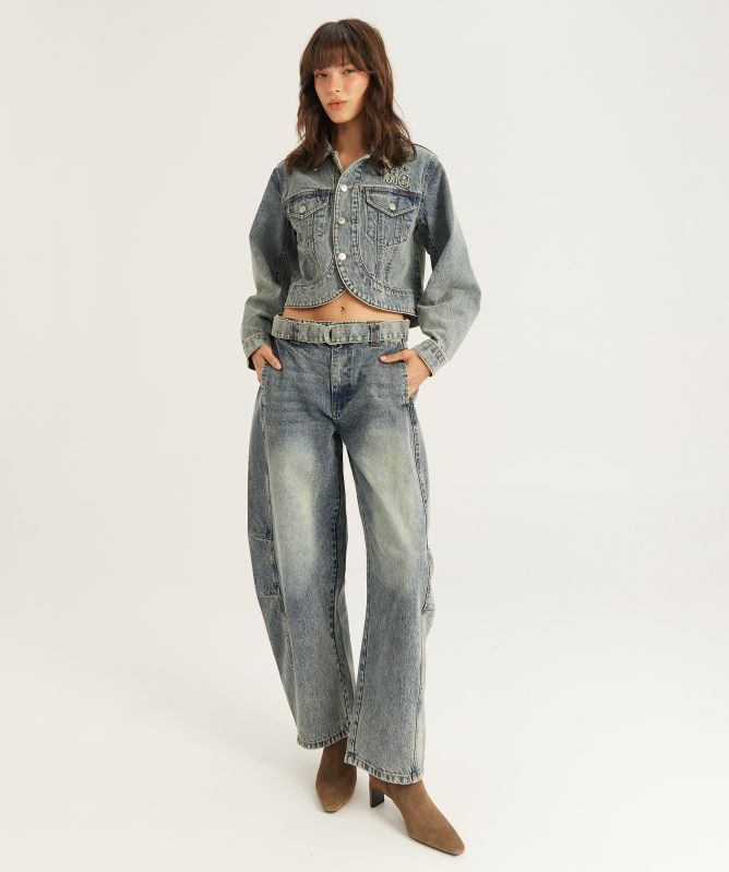 Me369 Cosmic Belted Jeans