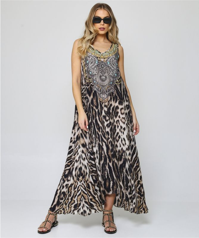 Inoa Siberia Silk Maxi Dress