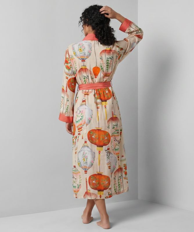One Hundred Stars Lanterns Red Gown
