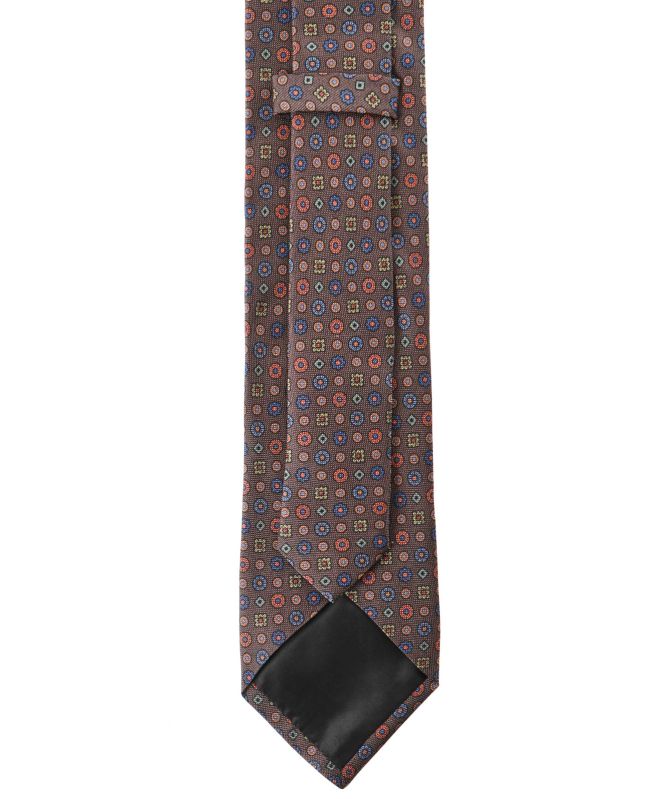 Amanda Christensen Silk Geometric Floral Tie