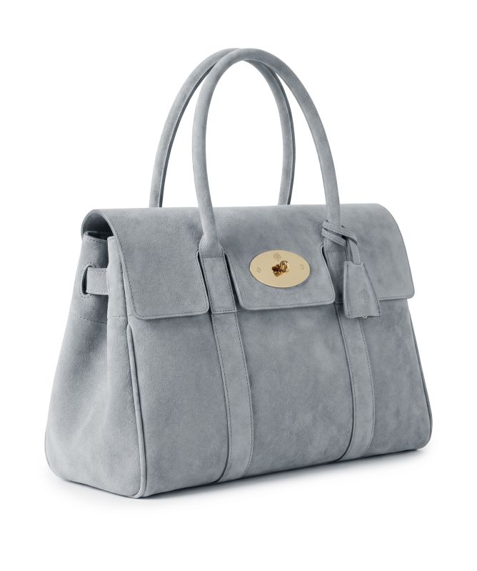 Mulberry Bayswater Suede Shoulder Bag