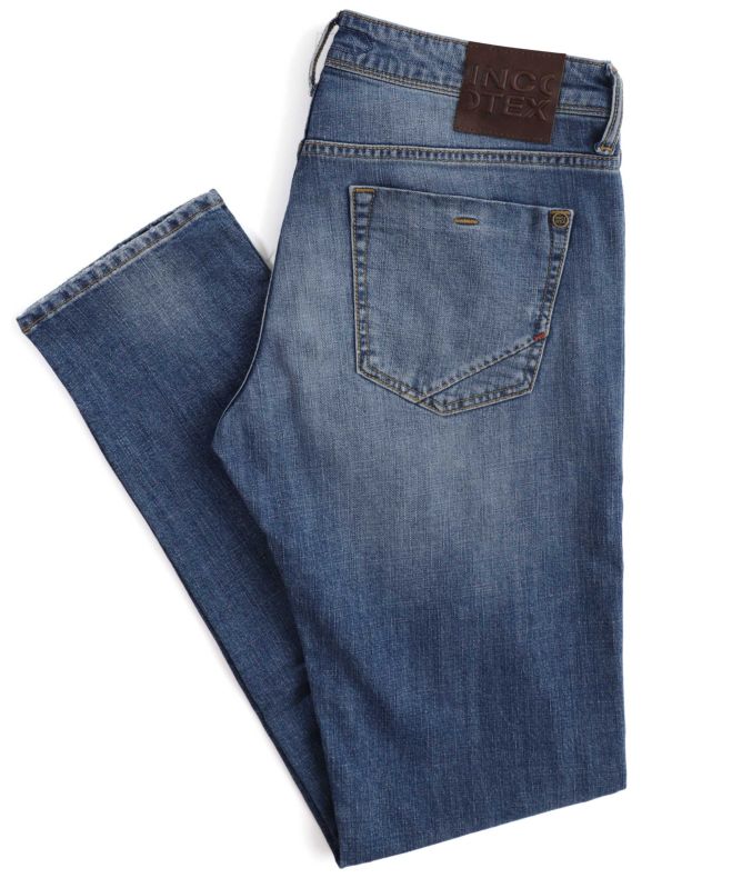Incotex Denim Five-Pocket Jeans