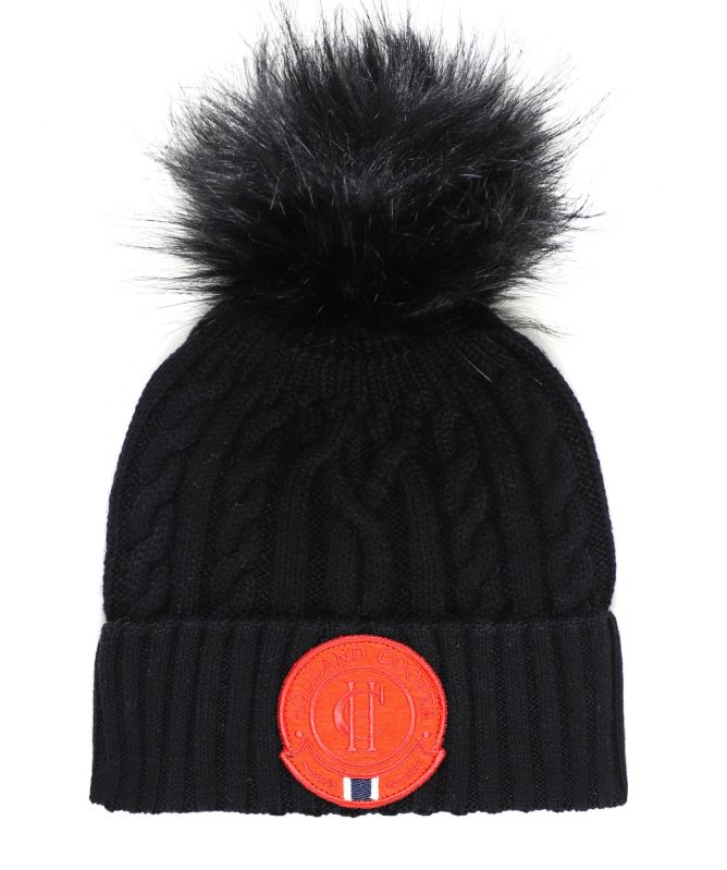 Holland Cooper Cable Bobble Hat