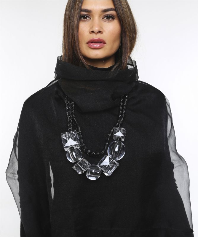 NU London Beaded Braid Necklace