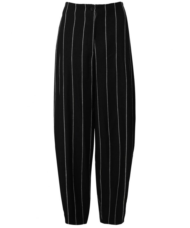 OSKA Gryned Linen Blend Pinstripe Trousers