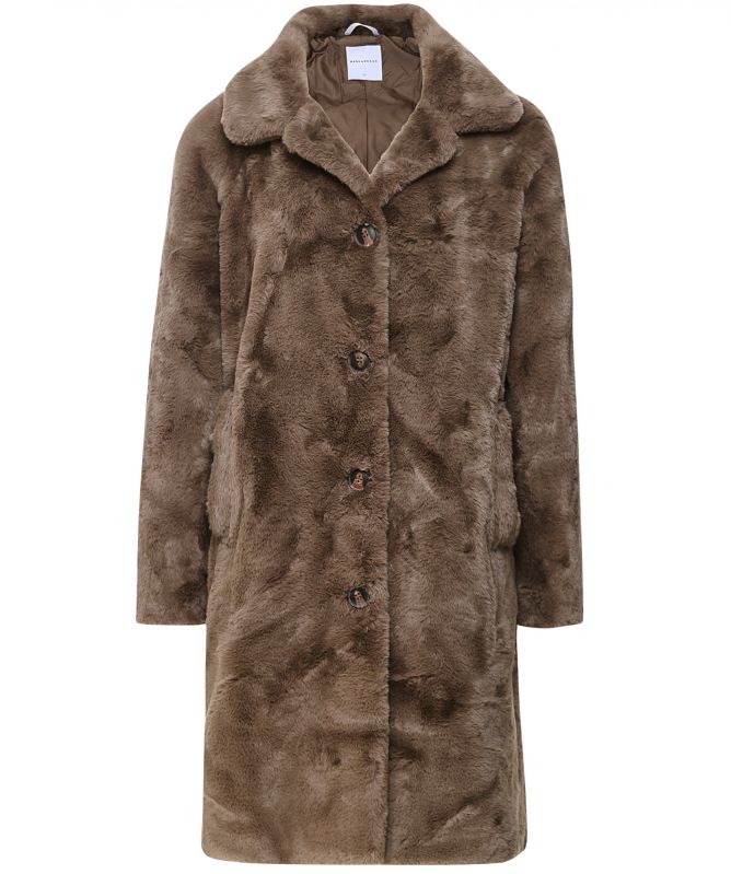 Rino and Pelle Zonna Long Faux Fur Coat