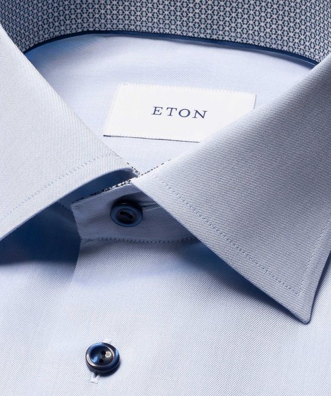Eton Slim Fit Geo Twill Shirt