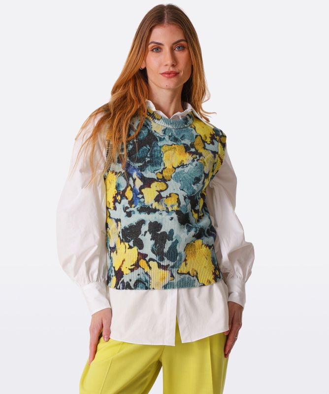 Paul Smith Marble Knitted Vest