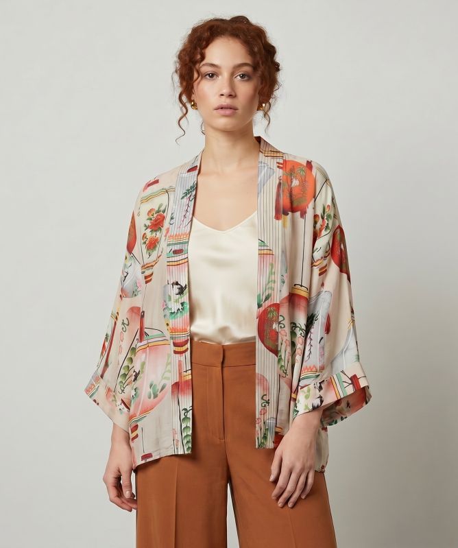 One Hundred Stars Lantern Kimono