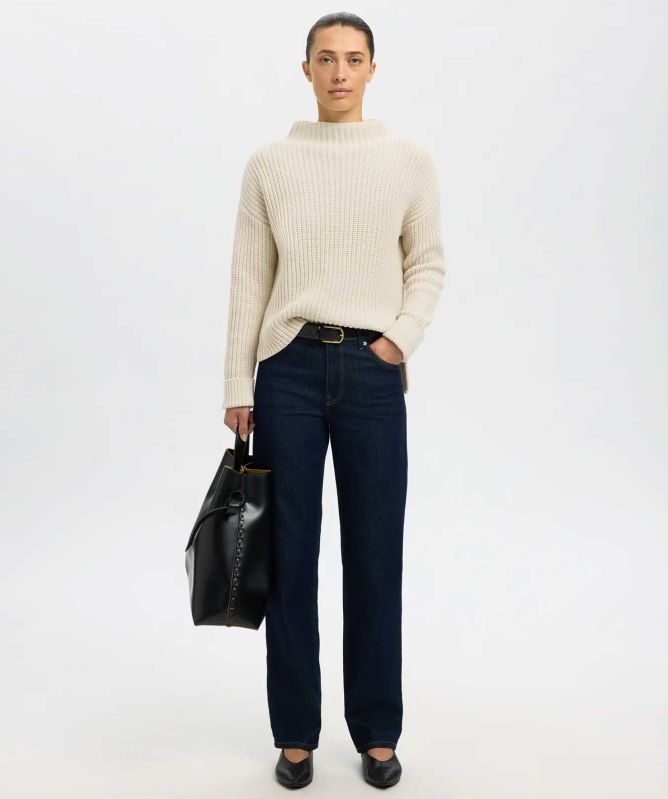 Selected Selma Ribbed Jumper