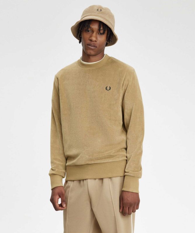 Fred Perry Towelling Sweatshirt