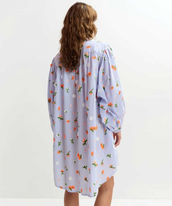 Essentiel Antwerp Jalen Embellished Shirt Dress