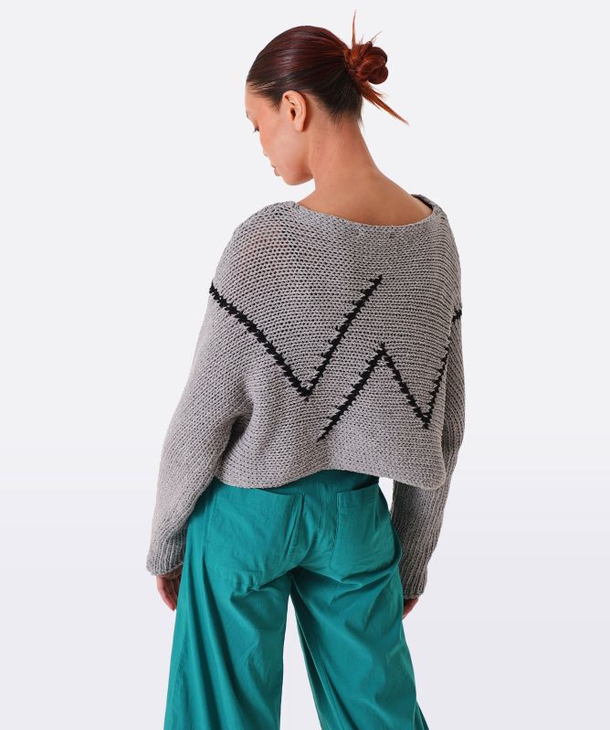 Lurdes Bergada Oversized Zig-Zag Jumper