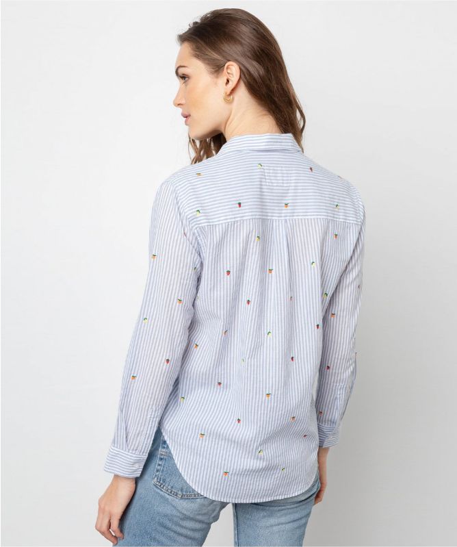 Rails Taylor Embroidered Citrus Shirt