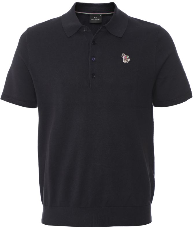 Paul Smith Knitted Zebra Polo Shirt