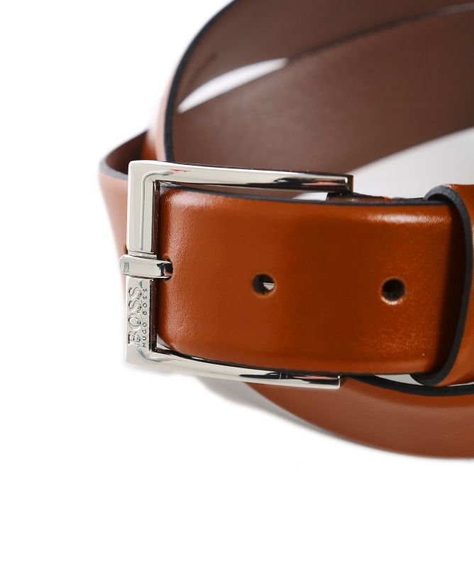 BOSS Leather Elloy Belt