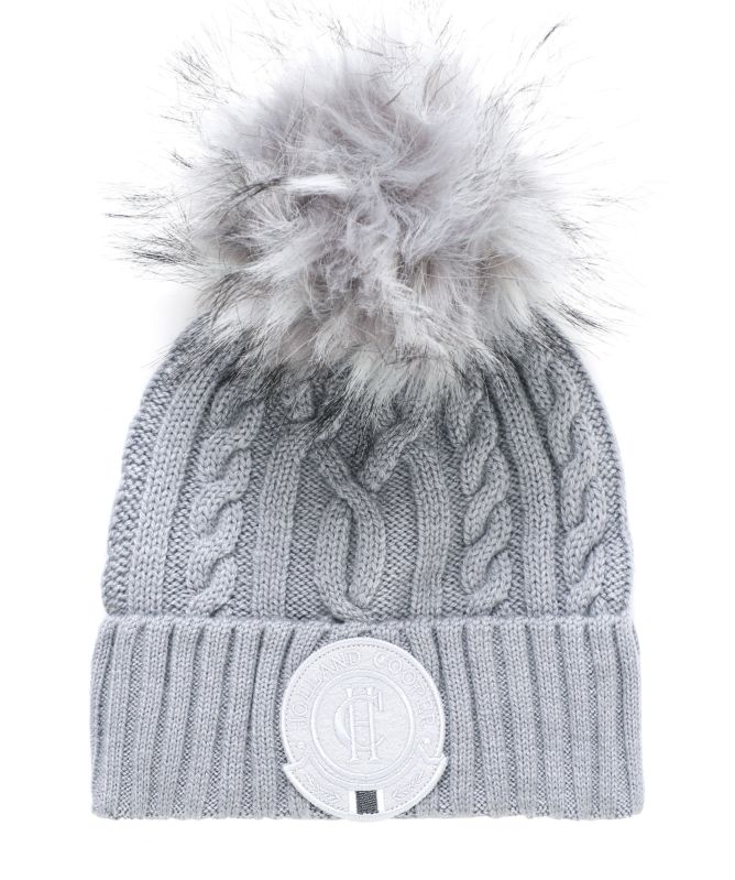 Holland Cooper Cable Bobble Hat
