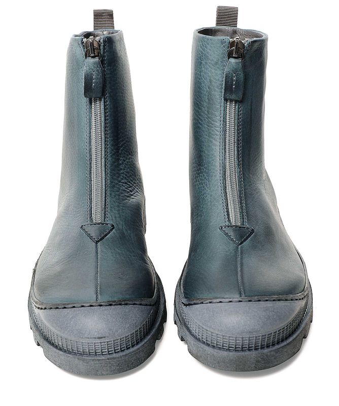 Lofina Leather Zip Front Boots
