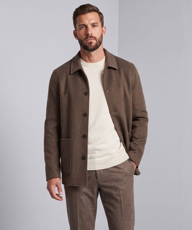 Profuomo Wool Basic Overshirt