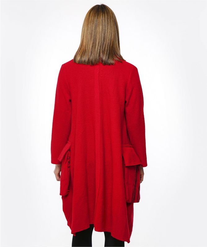 Ralston Wool Swirl Wrap Coat