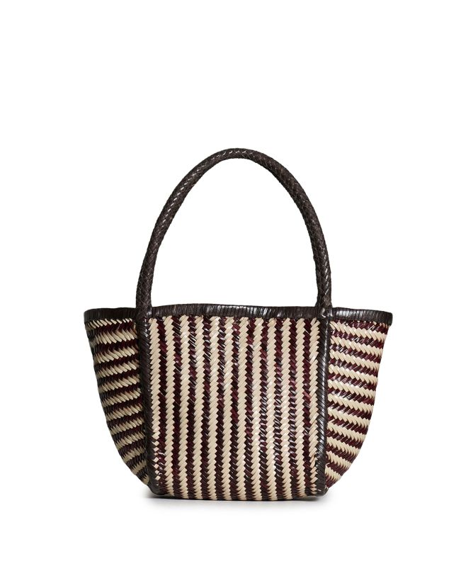 Vipera Ruby Stripes Woven Tote