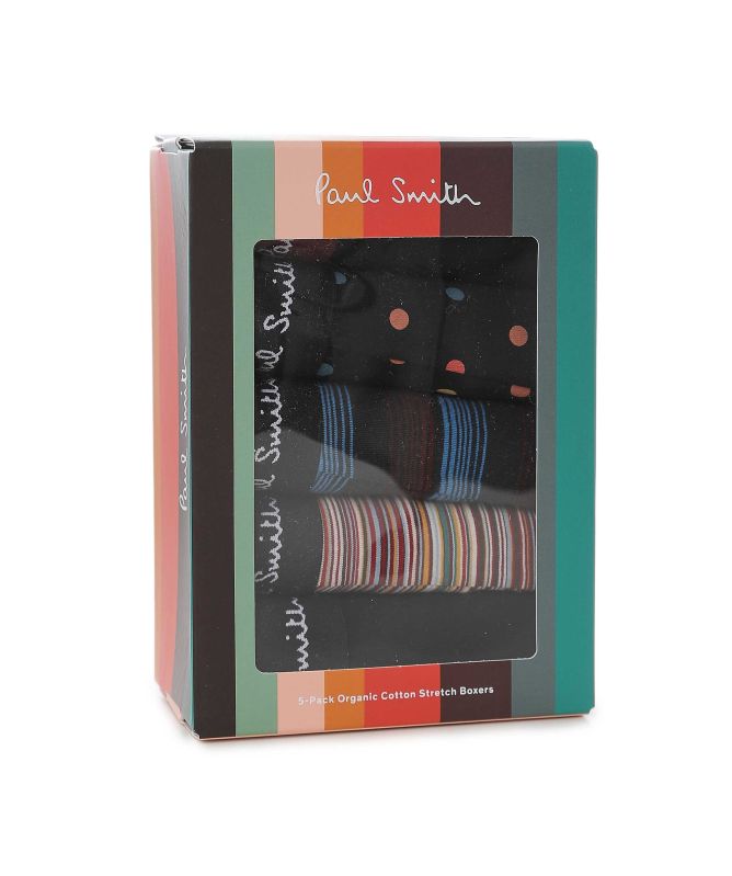 Paul Smith Spot & Stripe Mix Boxer Briefs 5 Pack