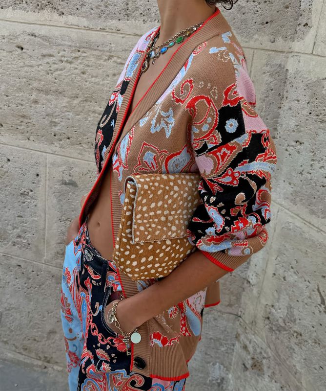 Never Fully Dressed Paisley Martha Cardigan