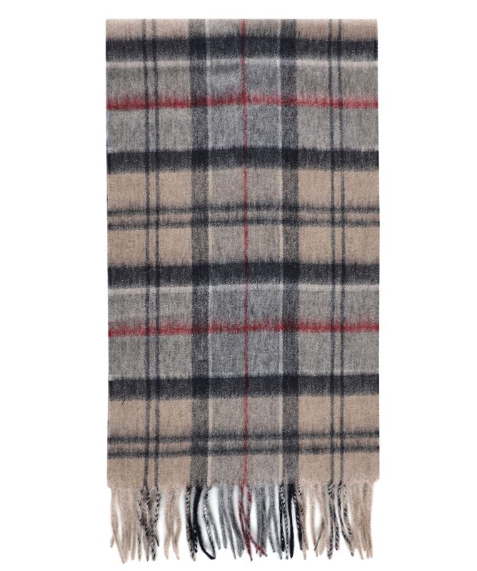 Barbour Wool Cashmere Tartan Scarf