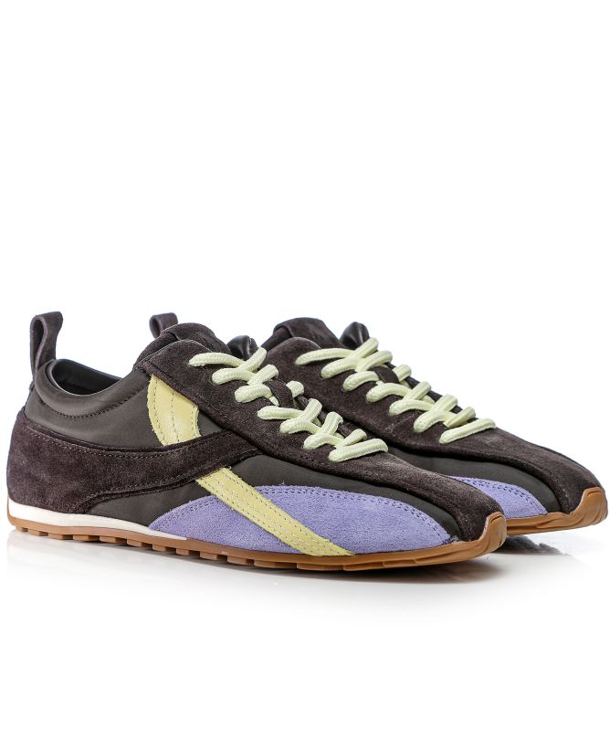 ALOHAS Suede Track Trainers