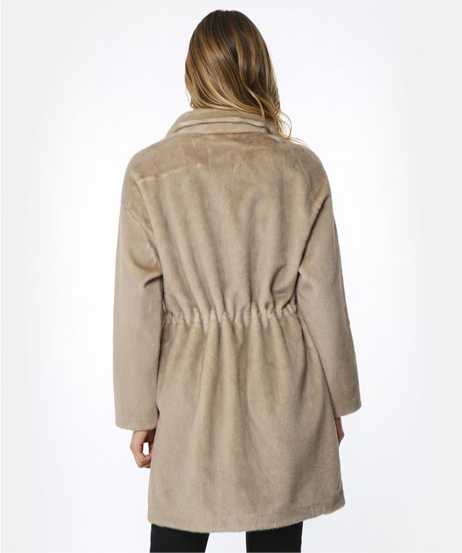 Rino and Pelle Bandit Bonded Faux Fur Coat