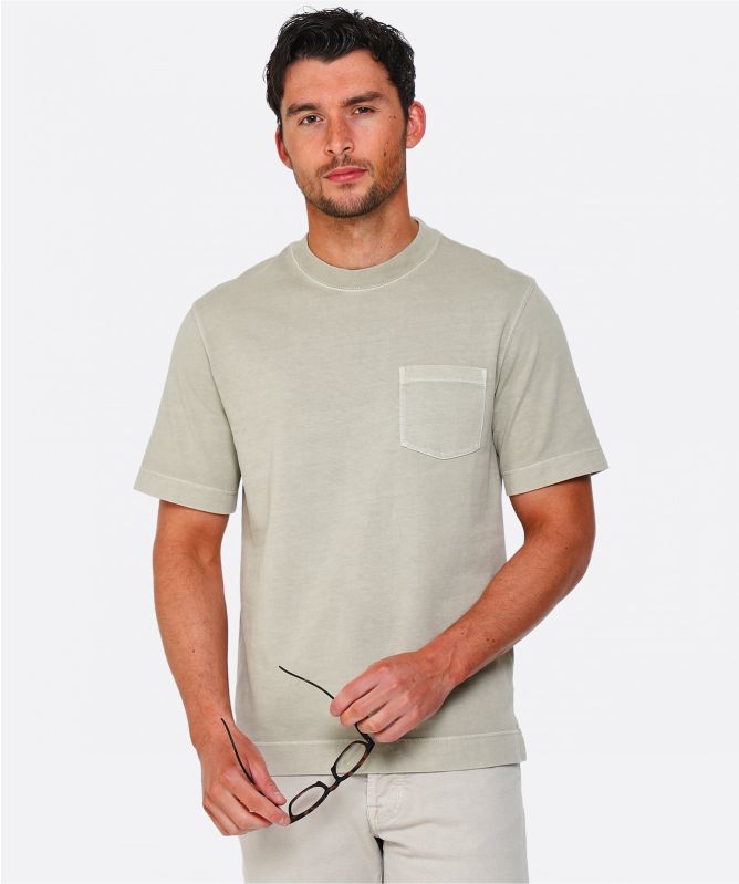 Circolo 1901 Crew Neck Pocket T Shirt