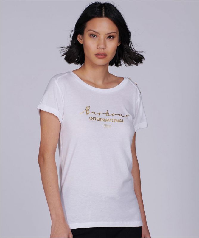 Barbour International Grid Tee