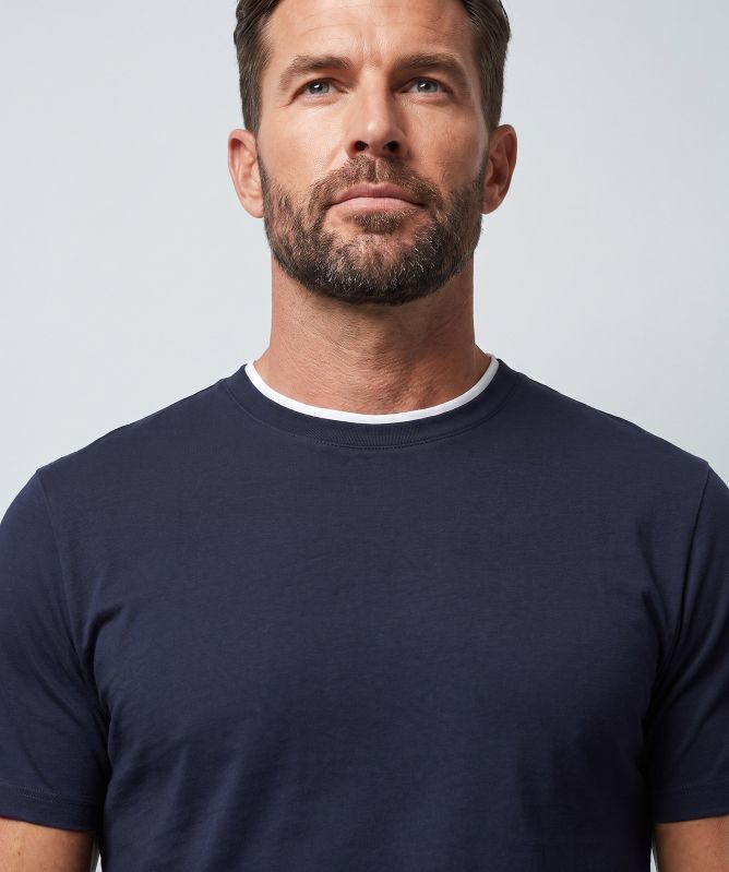 Seinse Contrast Trim Crew T-Shirt