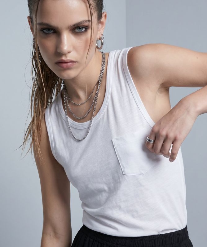 Milla Pocket Linen Vest